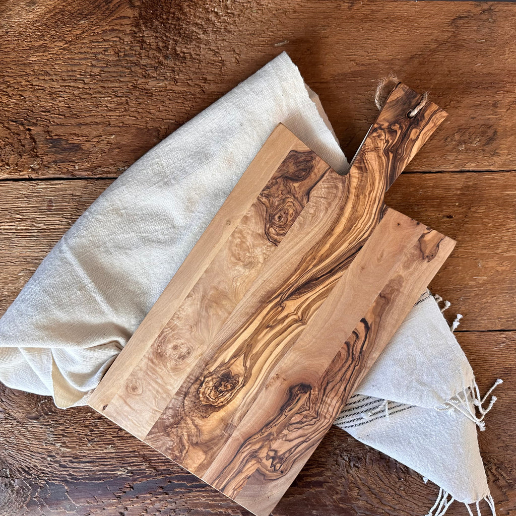 olive wood charcuterie board butter board french wooden cutting board