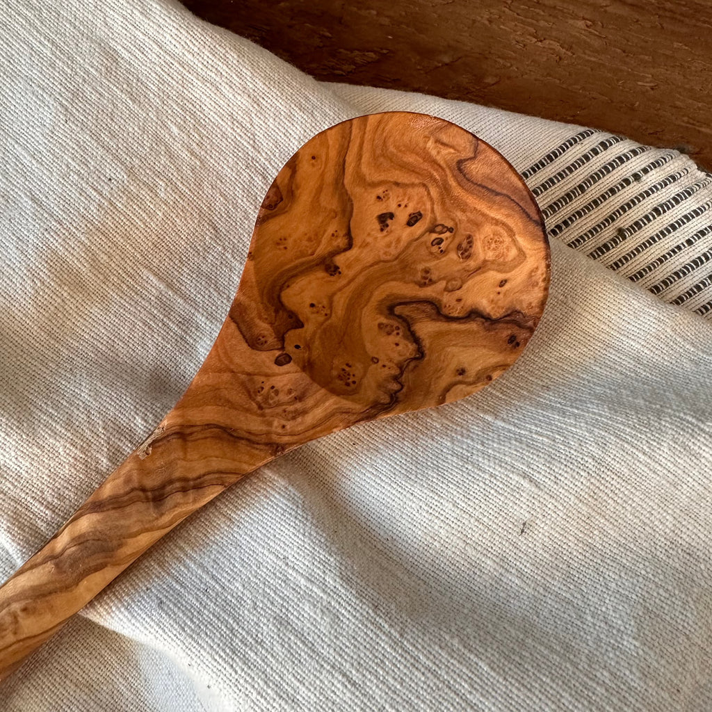 handmade olive wood spoon wooden spoon