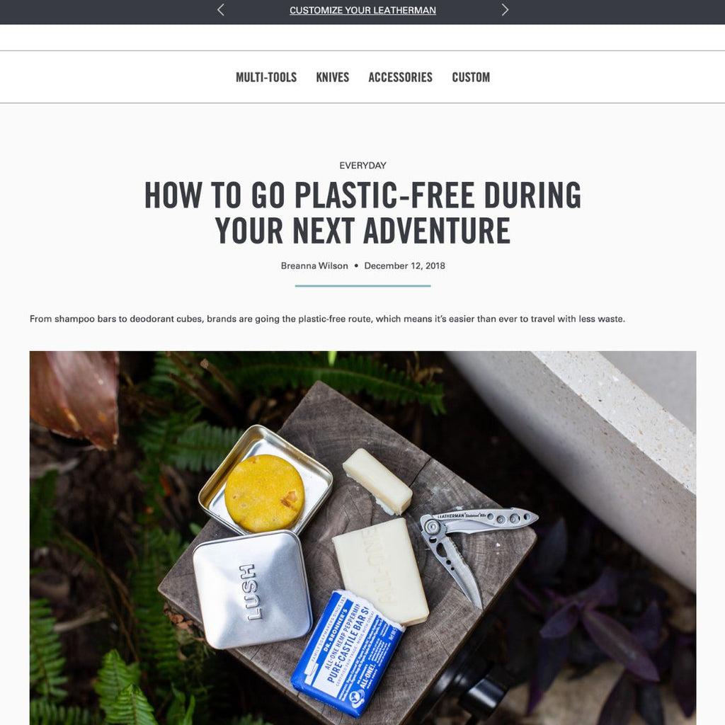 How to Go Plastic-Free During Your Next Adventure