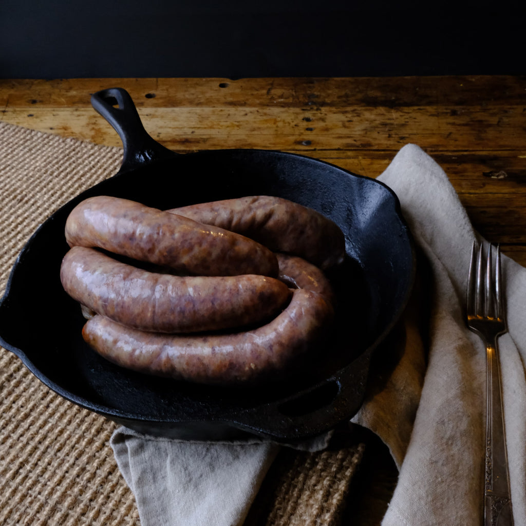 handmade italian sausages heritage breed berkshire pork sausages vancouver